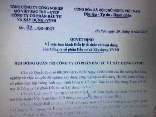 ĐIỀU LỆ HOẠT ĐỘNG VÀ QUY CHẾ QUẢN TRỊ CÔNG TY